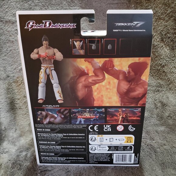 Game Dimensions TEKKEN - Kazuya Mishima Action Figure Bandai Namco - Picture 6 of 8